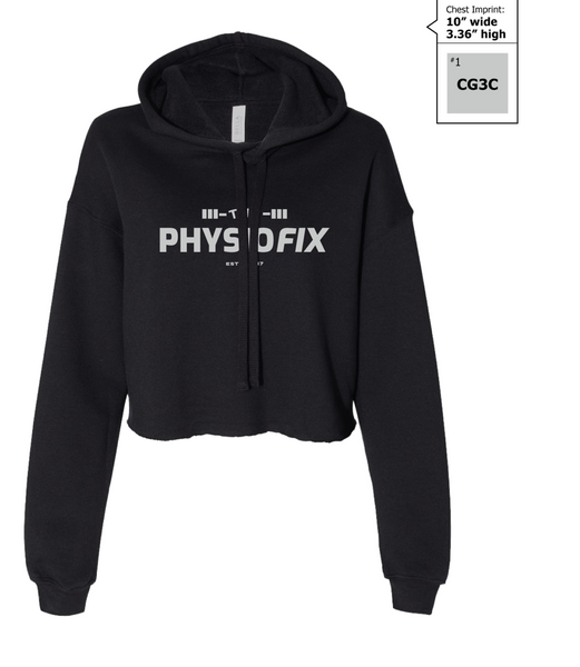 "The Physio Fix" Cropped Hoodie